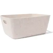 HEMA Mand 27x36x17cm vilt beige