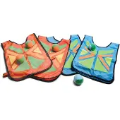 BS Toys Belly Catch Ballen Gooispel Set - Bal Werpspel Met Klittenband - Speelgoed vanaf 4 Jaar - 2 tot 4 Spelers