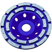 GEKO Diamant-Topfschleifscheibe zweireihig, 125x5x22,23mm