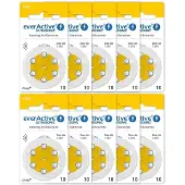 EverActive ULTRASONIC 10 1,45V Gehoorapparaat batterijen 60 Stuks
