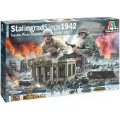 Italeri Modelbouwpakket Diorama - 6193 Stalingrad Siege 1942 – Battle Set Plastic - 1:72 - Modelbouw