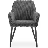 Idimex Eetkamerstoelen VERONA, set van 2 – grijs
