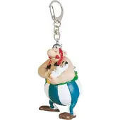 Plastoy Asterix: Obelix Holding Dogmatix 13 cm Keychain