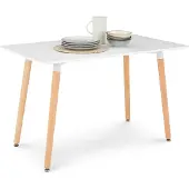 Idimex Eettafel SHANNON 120 x 70 cm – Wit