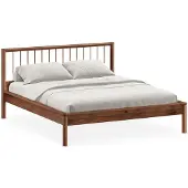 Idimex APOANA-bed van massief hout 180x200 cm – afwerking in kastanje