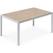 Idimex Tuintafel MONDELLO 150 x 90 cm – Wit