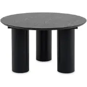 Idimex Salontafel ESTER 70 cm rond – Zwart