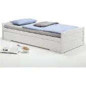 Idimex Uitschuifbed LORENA 90 x 200 cm van massief hout - Wit