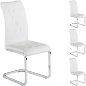 Idimex Schommelstoelen CHLOE, set van 4 - Wit