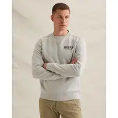 PME Legend Sweatshirt 'Sweatshirt with garment-dye wash and artwork' lichtgrijs