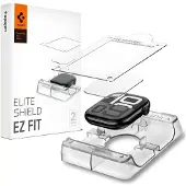 Spigen EliteShield EZ Fit Screenprotector met applicator voor de Apple Watch Series 10 / 11 / 12 - 46 mm - Transparant