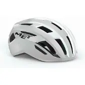 Met Vinci Mips-helm, wit-zilver