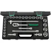 Stahlwille Dopsleutelset | 28-delig 1/2 inch | sleutelwijdtes 8-32 mm | aantal tanden 36 12-kant | 1 stuk - 96031407 96031407