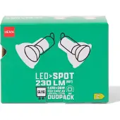 HEMA Led spot GU10 1.6W 230lm - 2 stuks
