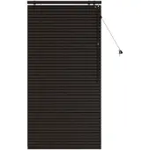 vidaXL Venetiaanse jaloezie Donkerbruin 75 x 160 cm 35 mm