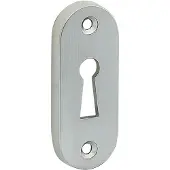 Artitec Sleutelrozet ovaal 60x26mm mat nikkel ongelakt