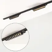 LumenXL 1-fase railsysteem set van 1,5 meter met Nexu spots, zwart 3000K