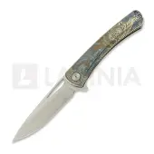 CH Knives Vexor - Damascus - Titanium vouwmes