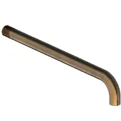 Hotbath Cobber CB094 Uitloop Tbv Cb105 / Cb106 - 30cm - Verouderd Messing - Messing - Kranen, Badkranen, Baduitlopen - 8720039360235