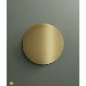 Hotbath &More VGR015 ventilatierooster rond met klemmen geborsteld zwart PVD