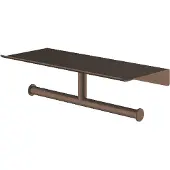 Hotbath &More SHA05 dubbele toiletrolhouder voor Planchet serie tuscan bronze