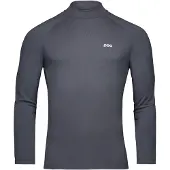 POC Layer Merino Mock Neck Jersey, thermoshirt, heren, donkergrijs