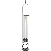 Höfats Kandelaar Oval Candle 55 Zwart Geborsteld
