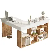 Skye Decor Hoekbureau Sally - grenen/wit