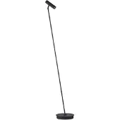 HELL LED-vloerlamp Tom Pro, dimbaar, zwart, Woon-/ Eetkamer, metaal, Modern, LED vloerlamp