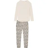 Schiesser Pyjama 'Mix & Relax' offwhite