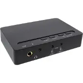 InLine USB 2.0 SoundBox 7.1, 48KHz / 16-bit, met Toslink Digital IN / OUT