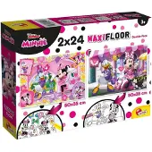 Lisciani - Puzzel - Disney Minnie - Maxi vloerpuzzel 2x24 stuks