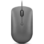 Lenovo 540 muis - USB-C - Optisch - 4 knoppen - Grijs - Bekabeld - 2400 dpi resolutie - Scrollwiel - Symmetrisch ontwerp
