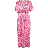 IZIA Jurk groen / pink / wit