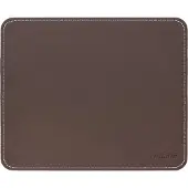 InLine Muismat premium kunstleer bruin, 255x220x3mm