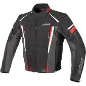 BSE Büse Miles Textieljack Jack Zwart/Wit/Rood XL, Mannen