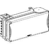 Schneider Electric Canalis aftakkast railkoker - KSB63SD4