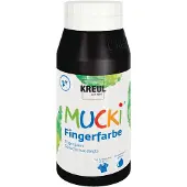 Kreul 23212 Vingerverf Black 750 ml 1 stuk