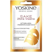 Yoskine Geisha Masker Sake gouden stof liftend en verhelderend masker, 20ml