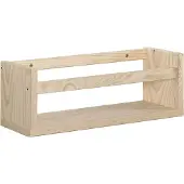Astigarraga Wandplank - wandrek - massief grenen - 40 cm - PEFC-gecertificeerd