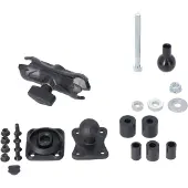 SW-Motech GPS mount kit voor balhoofdbuis met T-Lock - Voor Ø 12,5-25 mm. 1" bal, socket arm, T-Lock.