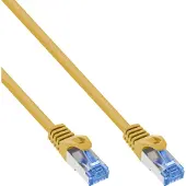 InLine patchkabel, Cat.6A, S/FTP, TPE (LSZH), CCA, geel, 10m