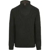Barbour Trui 'New Tyne' donkergroen