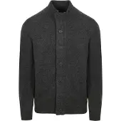 Barbour Gebreid vest antraciet