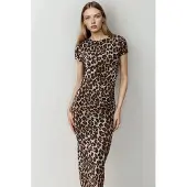 Hiccups for Kids Leopardprint Aansluitend Maxidress