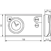 Theben Thermostaat voor horloges, model RAM 782, , artikelnummer 7820030, EAN-code 4003468782019