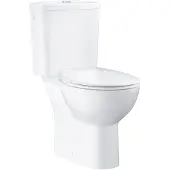 GROHE Bau Ceramic - Duoblok toilet met reservoir en Softclose toiletzitting, rimless, alpine wit 39496000