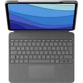 Logitech COMBO TOUCH - GRIJS - ITA - MEDITERRAAN (IT, iPad Pro 12,9 2021 (5e Gen)), Tablet toetsenbord, Grijs
