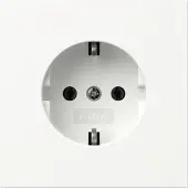 Gira stopcontact SCHUKO 418870, vlakke wandcontactdoos, wit.