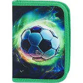 Baagl Etui Voetbal Groen 1- rits